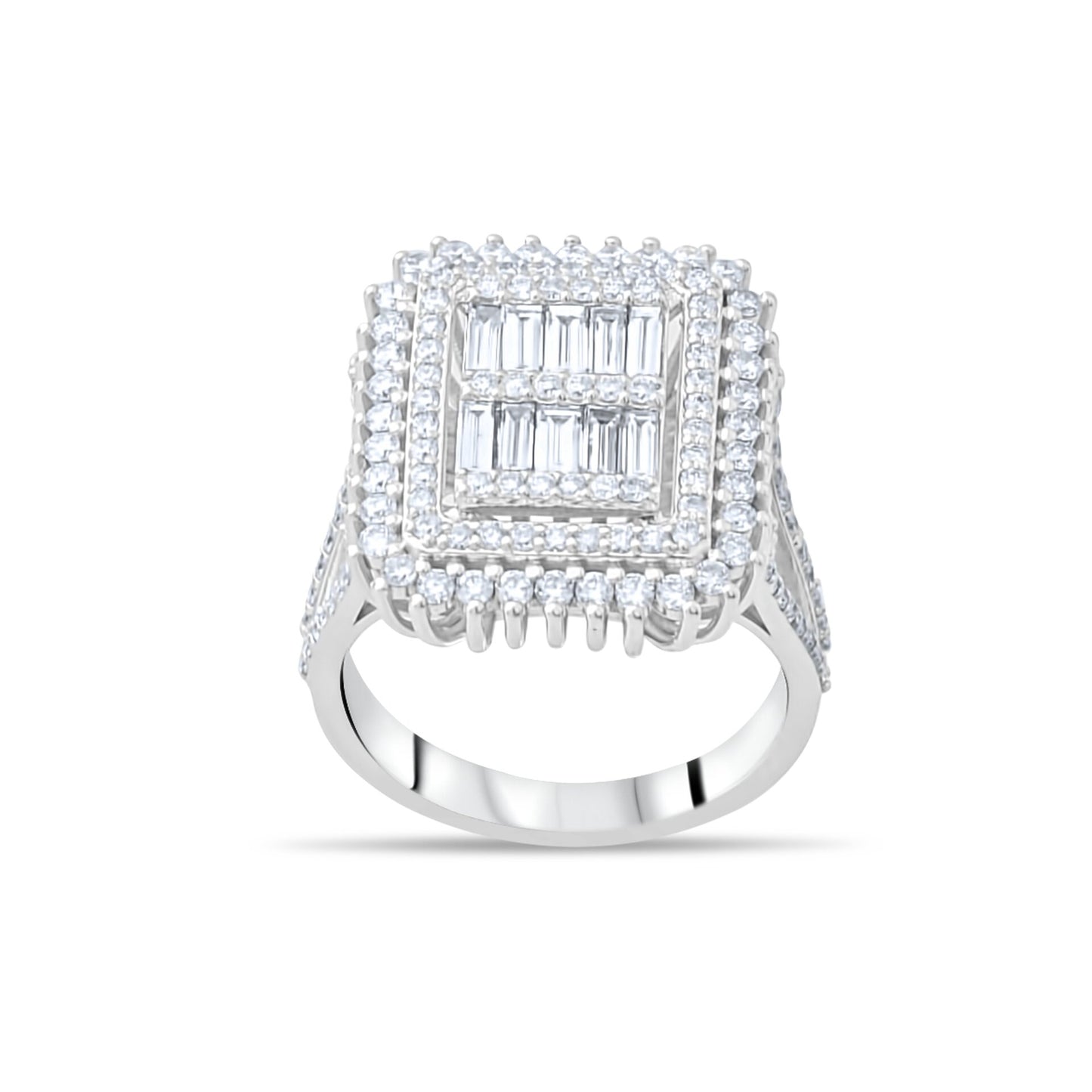 1,52 ct. Baguette Diamond Ring w/14K Gold