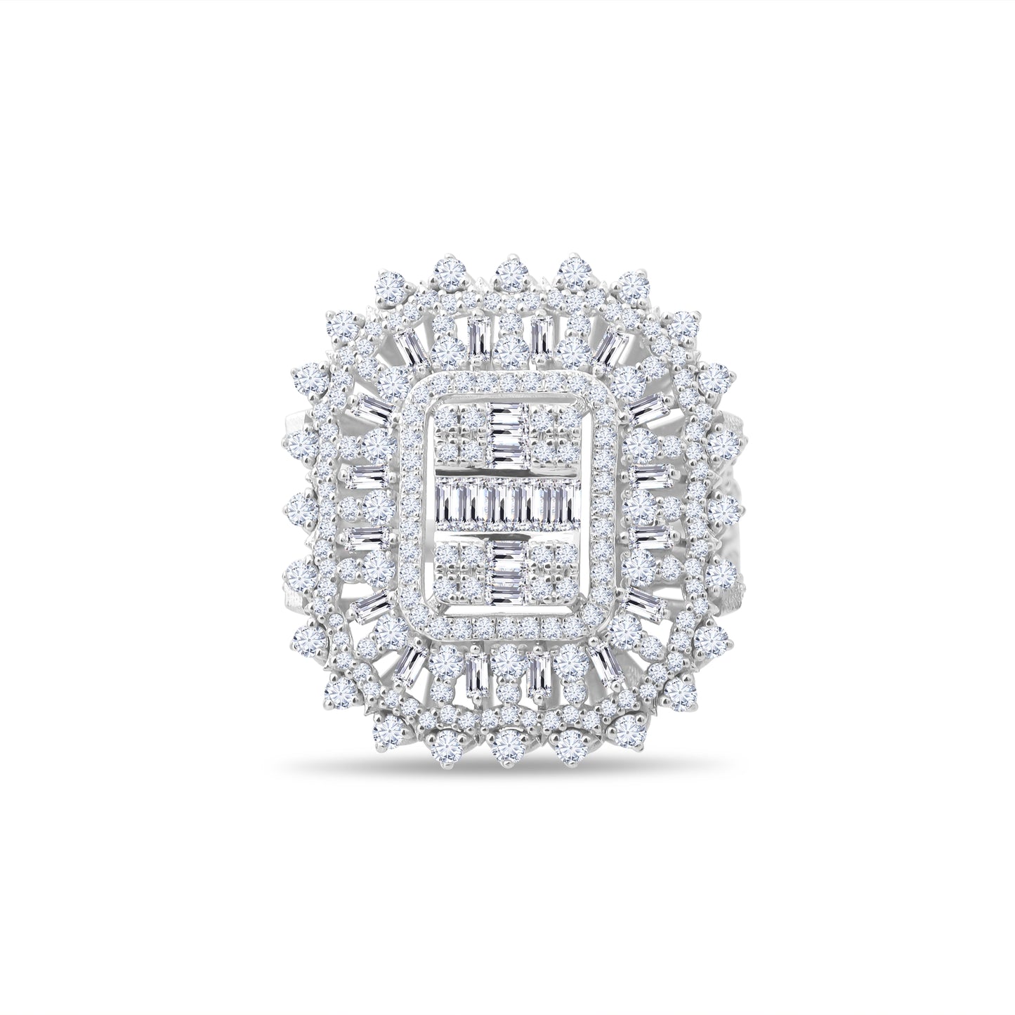 1,75 ct. Baguette Diamond Ring w/14K Gold