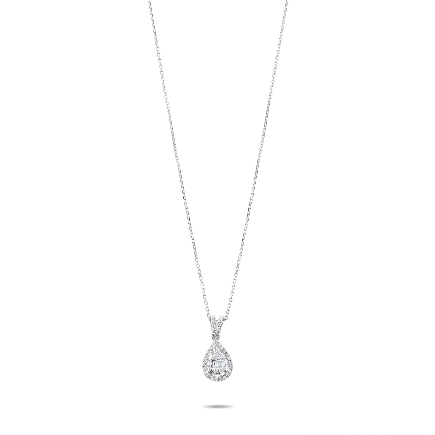2,84 ct. Diamond Necklace w/14K Gold