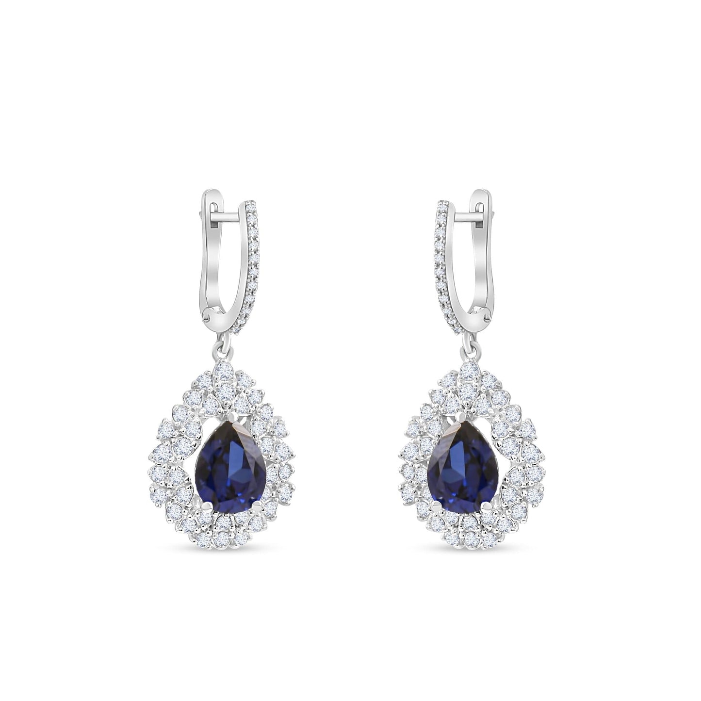 1,21 ct. Baguette Diamond Earring w/14K Gold