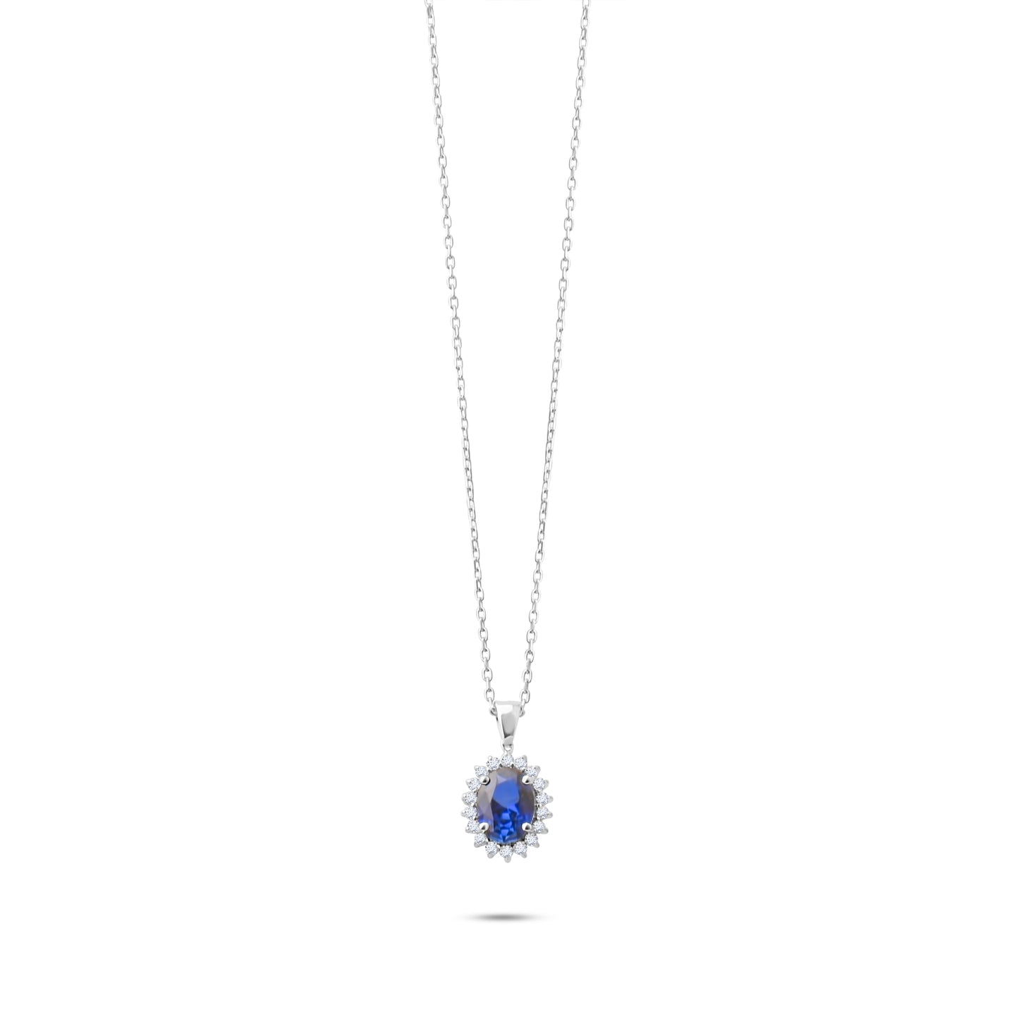 0,18 ct. Diamond Necklace w/14K Gold