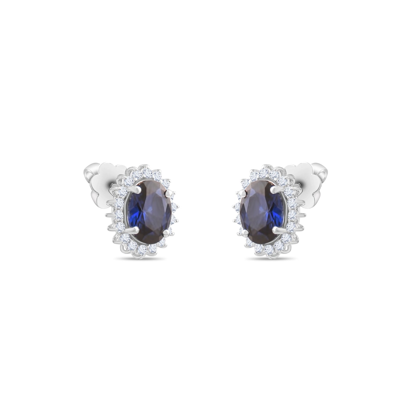 0,36 ct. Baguette Diamond Earring w/14K Gold