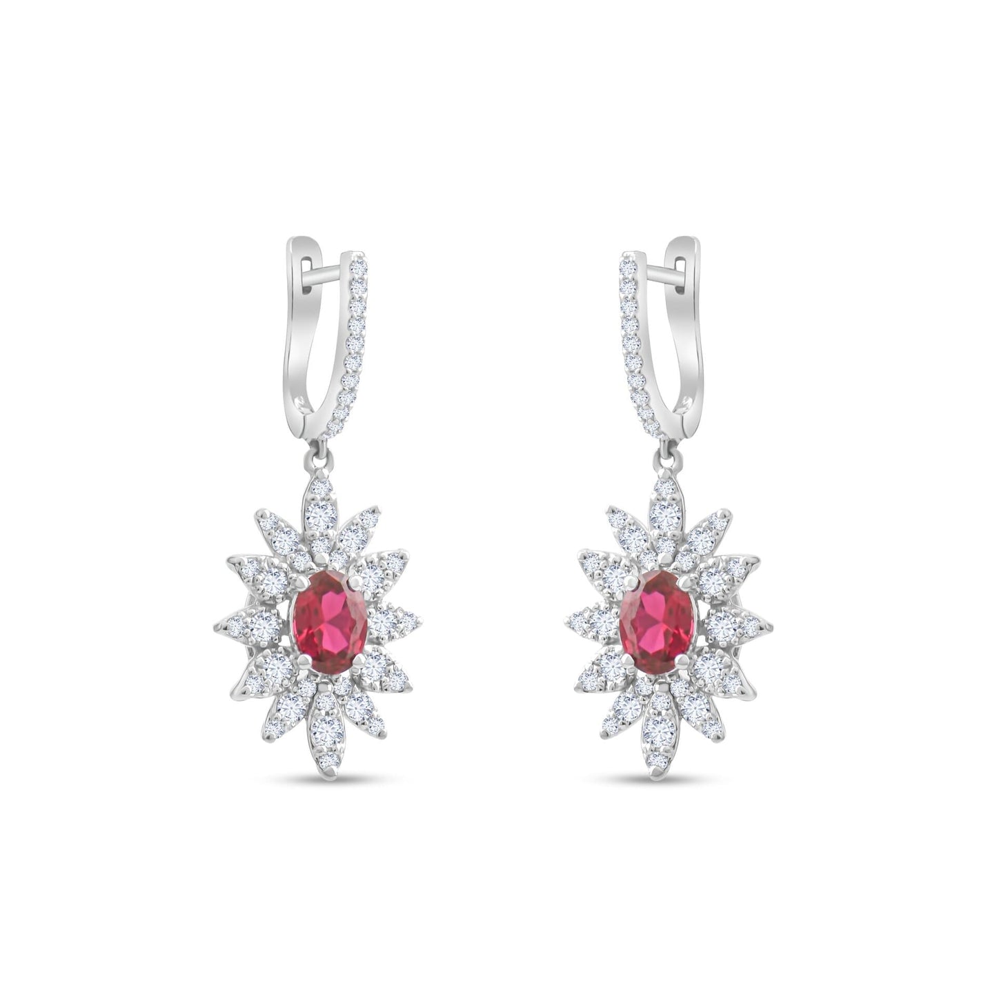 1,26 ct. Baguette Diamond Earring w/14K Gold