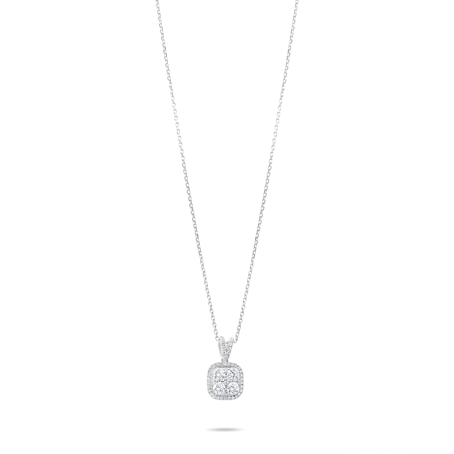 0,63 ct. Diamond Necklace w/14K Gold