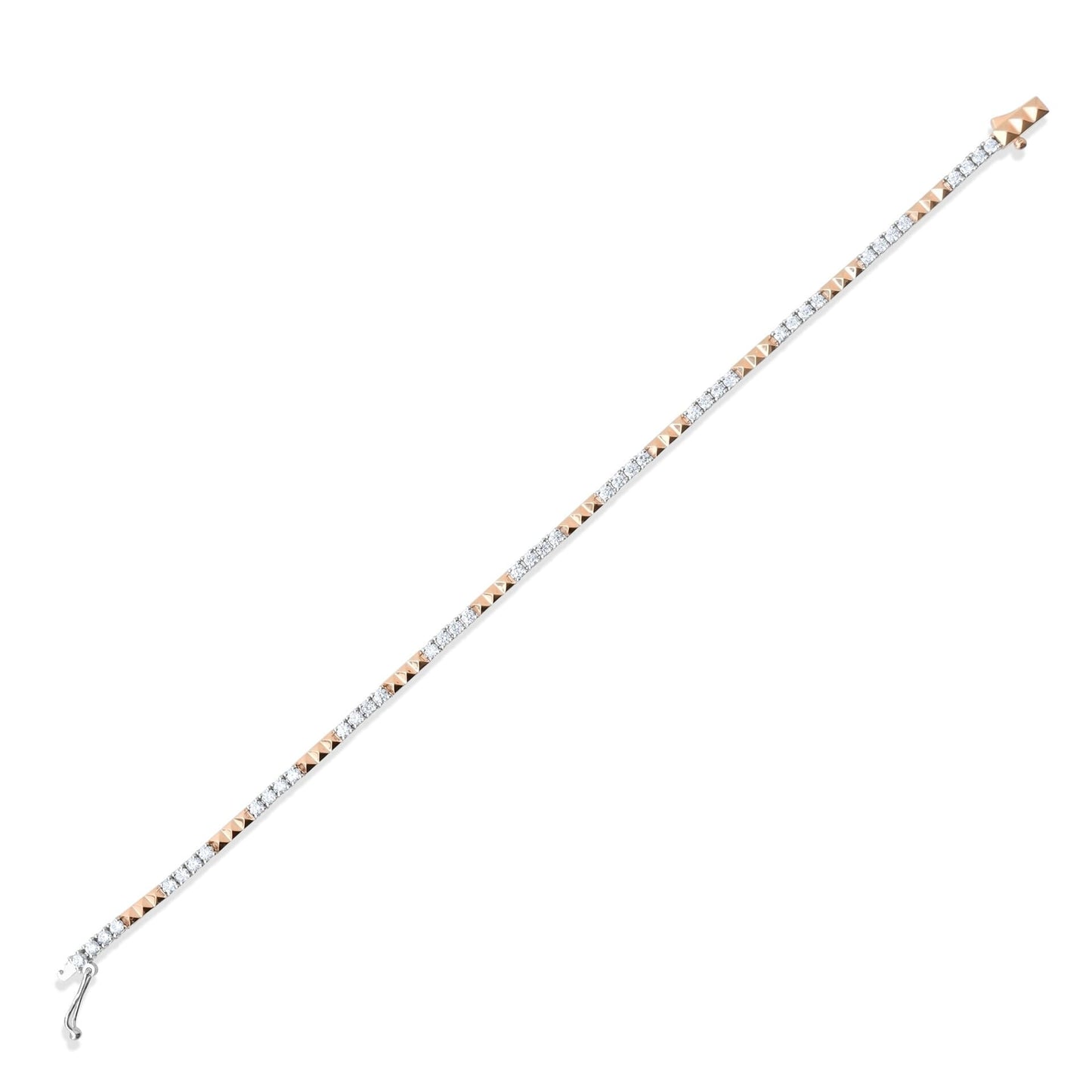 1,15 ct. Diamond Bracelet w/14K Gold