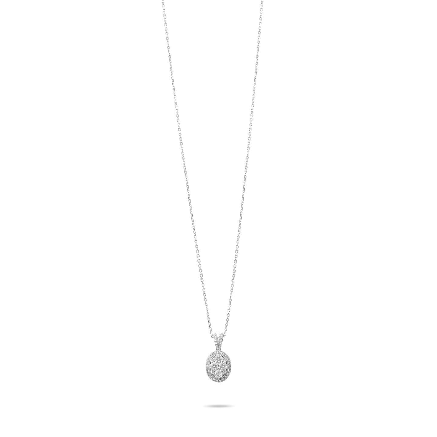 0,58 ct. Diamond Necklace w/14K Gold