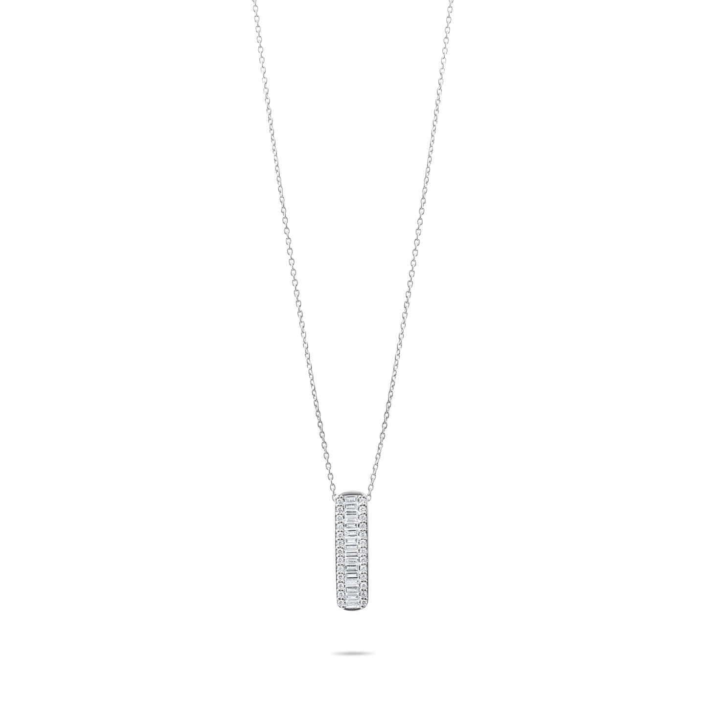 0,43 ct. Diamond Necklace w/14K Gold
