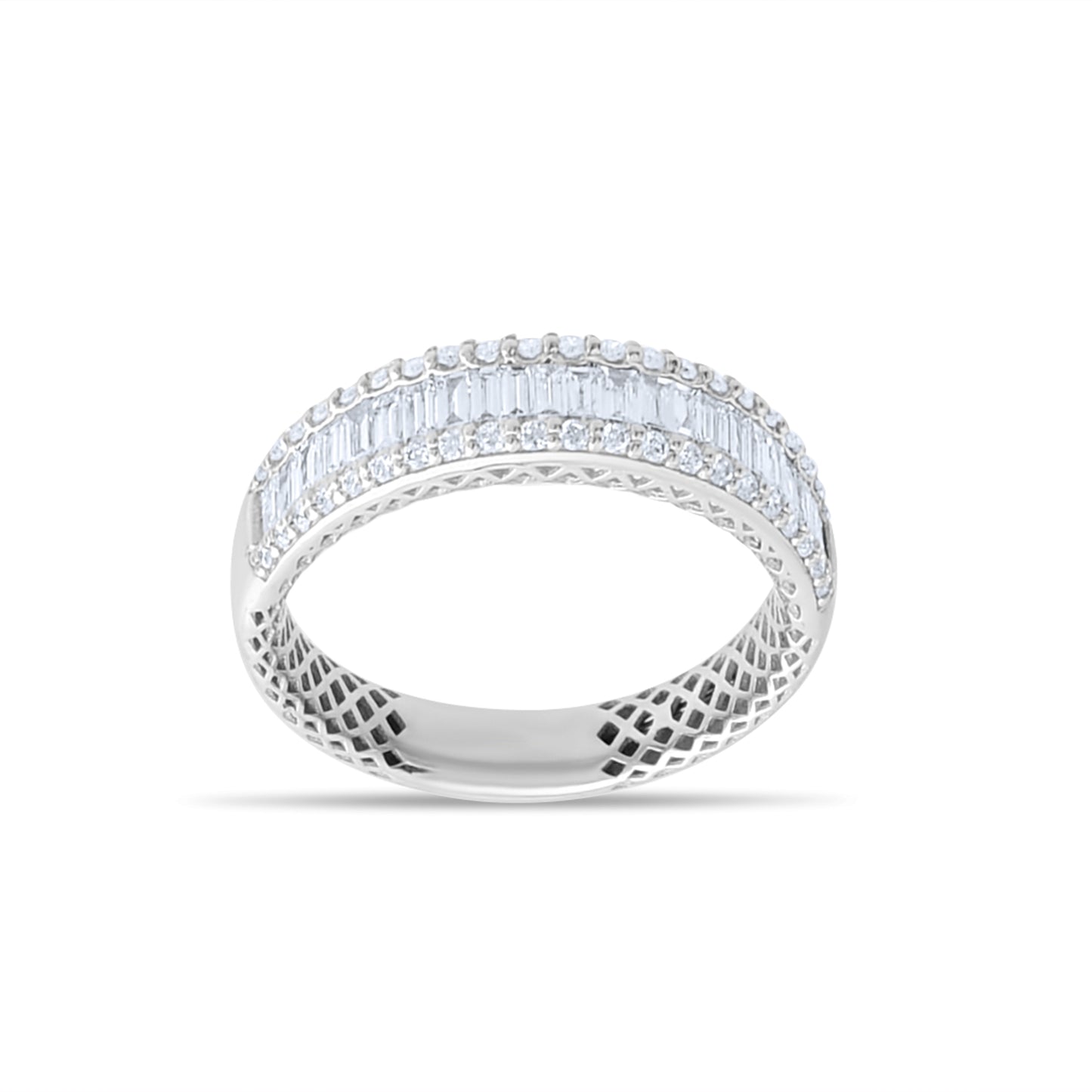 0,66 ct. Baguette Diamond Ring w/14K Gold