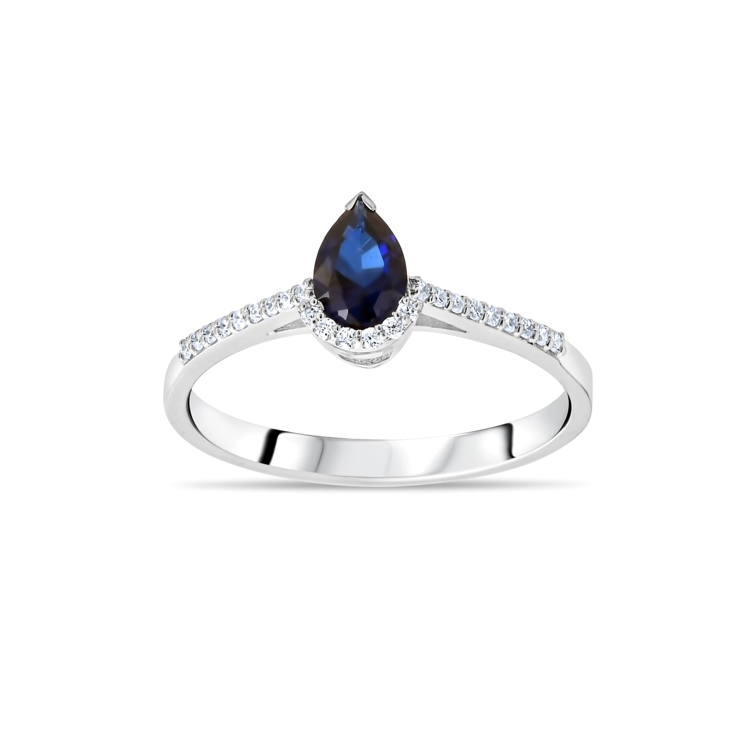0,09 ct. Baguette Diamond Ring w/14K Gold