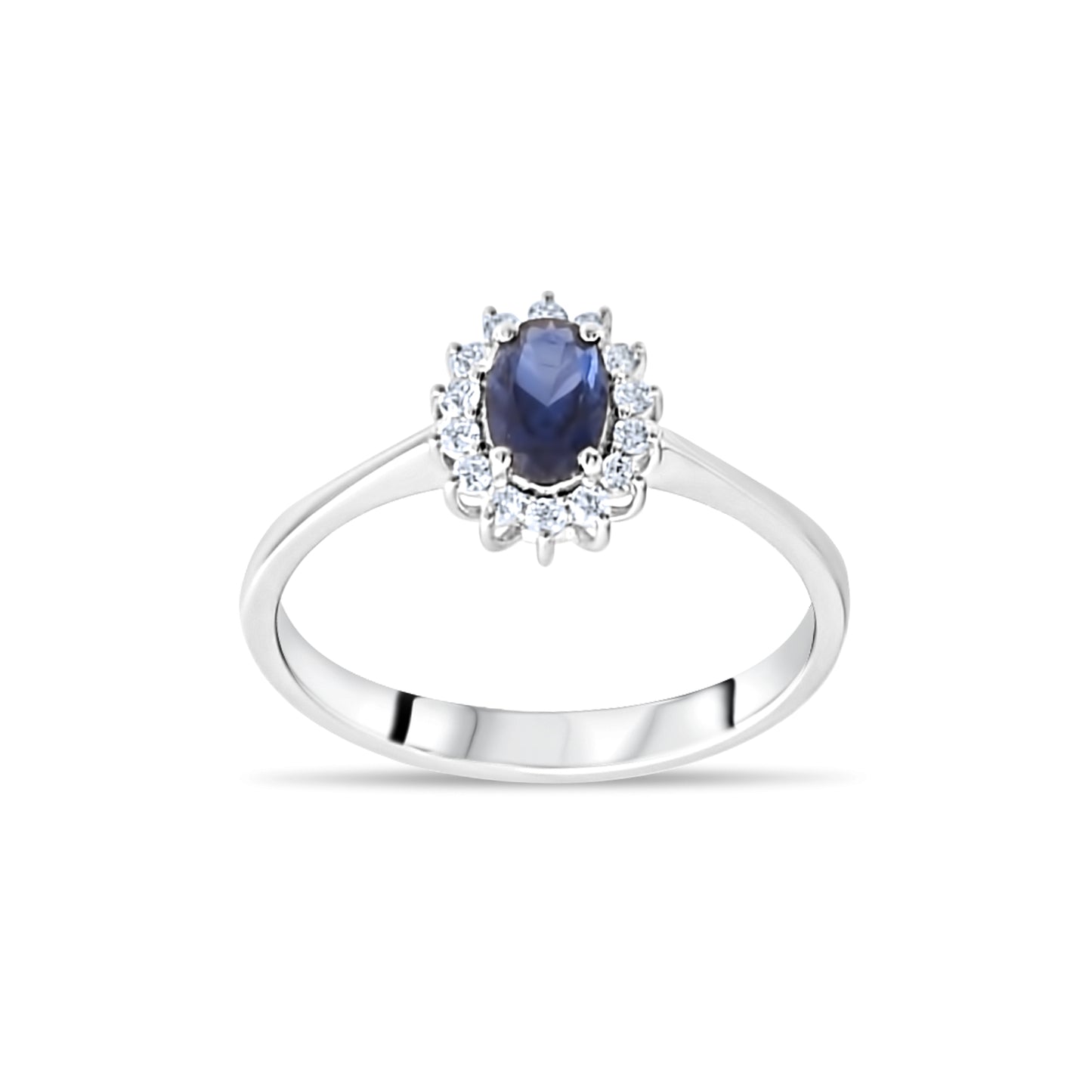 0,14 ct. Baguette Diamond Ring w/14K Gold