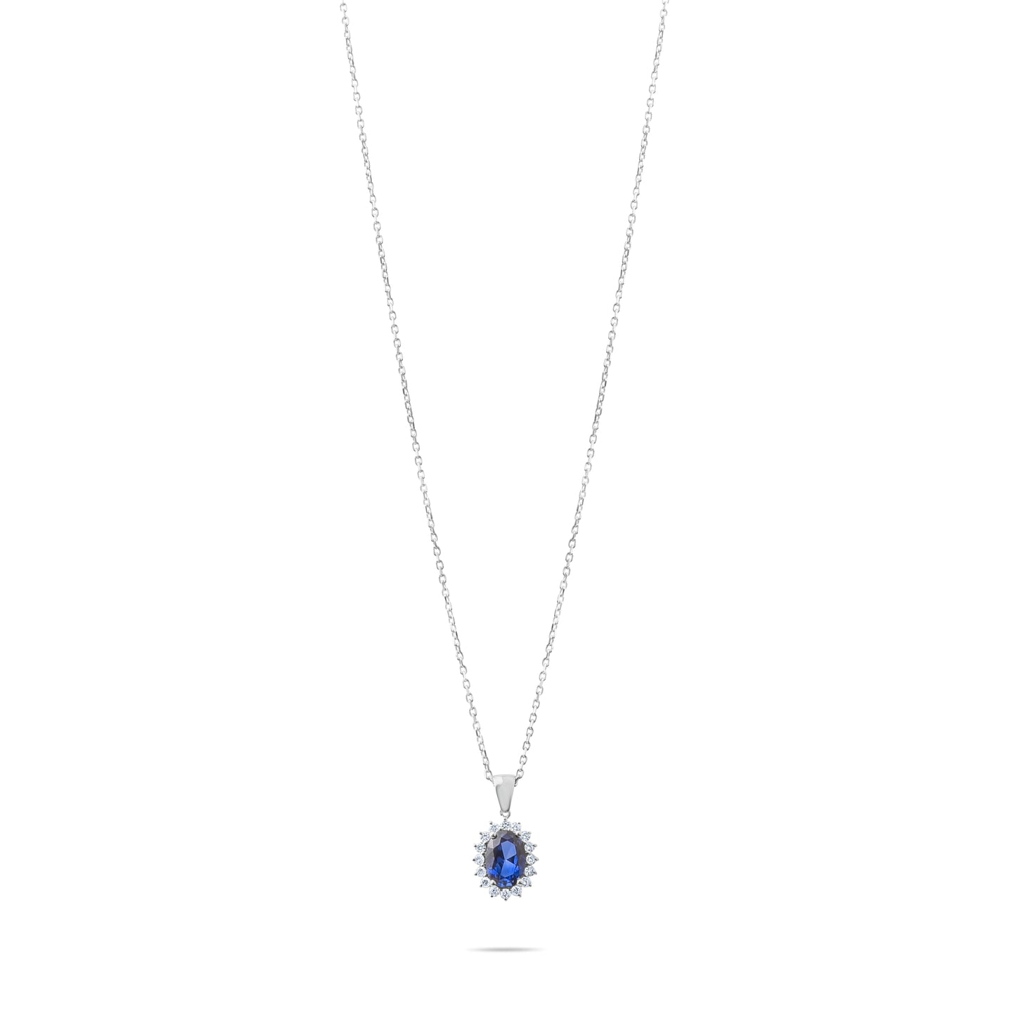 0,16 ct. Diamond Necklace w/14K Gold