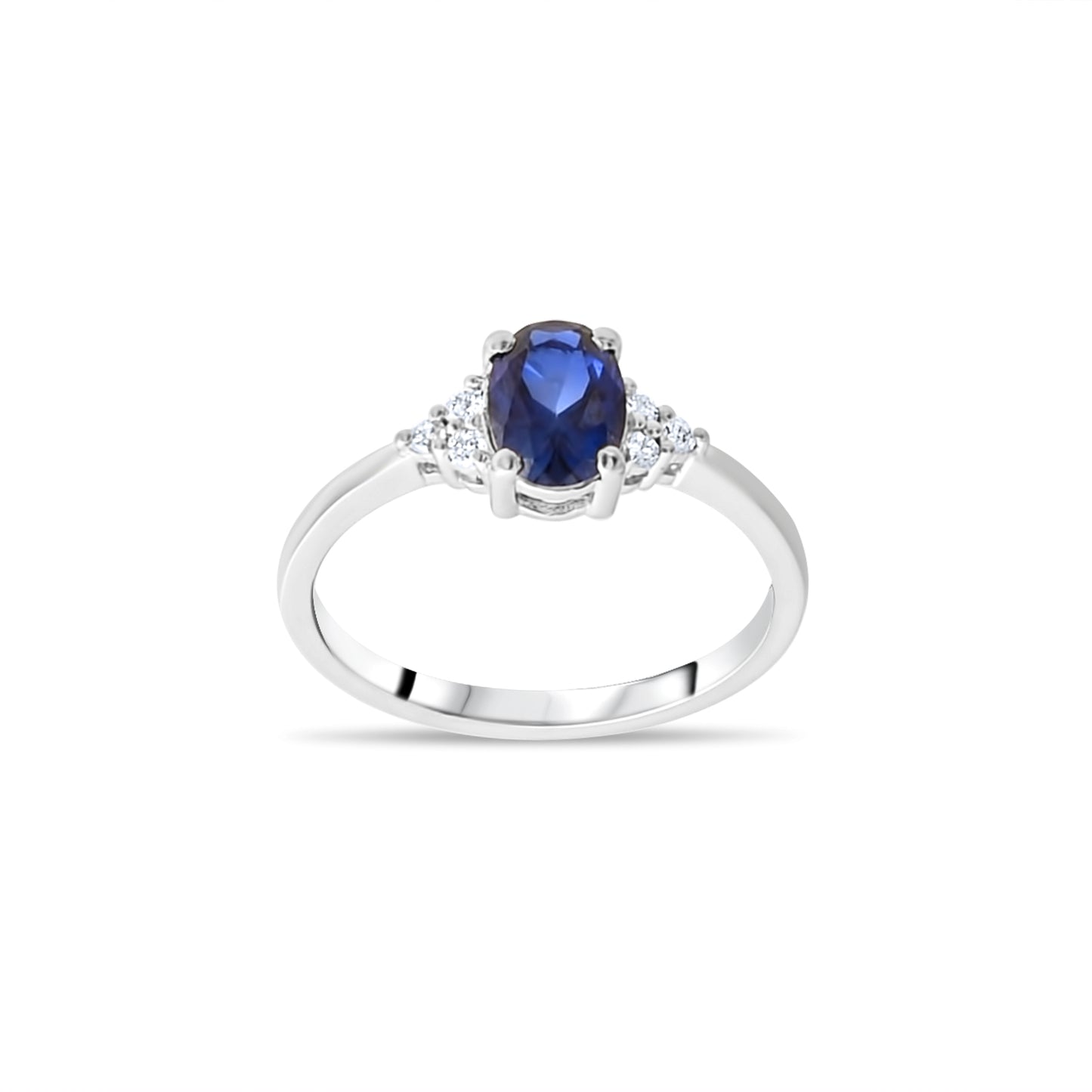 0,09 ct. Baguette Diamond Ring w/14K Gold