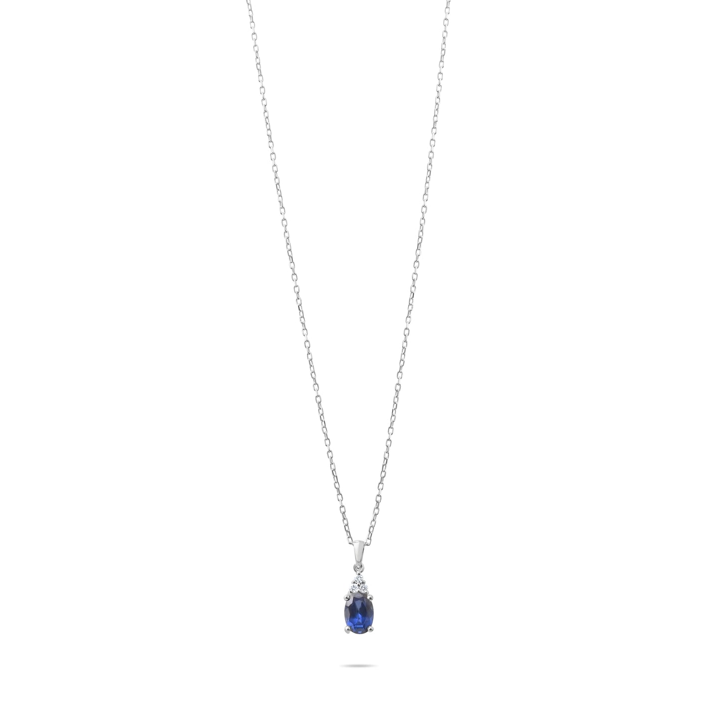 0,05 ct. Diamond Necklace w/14K Gold