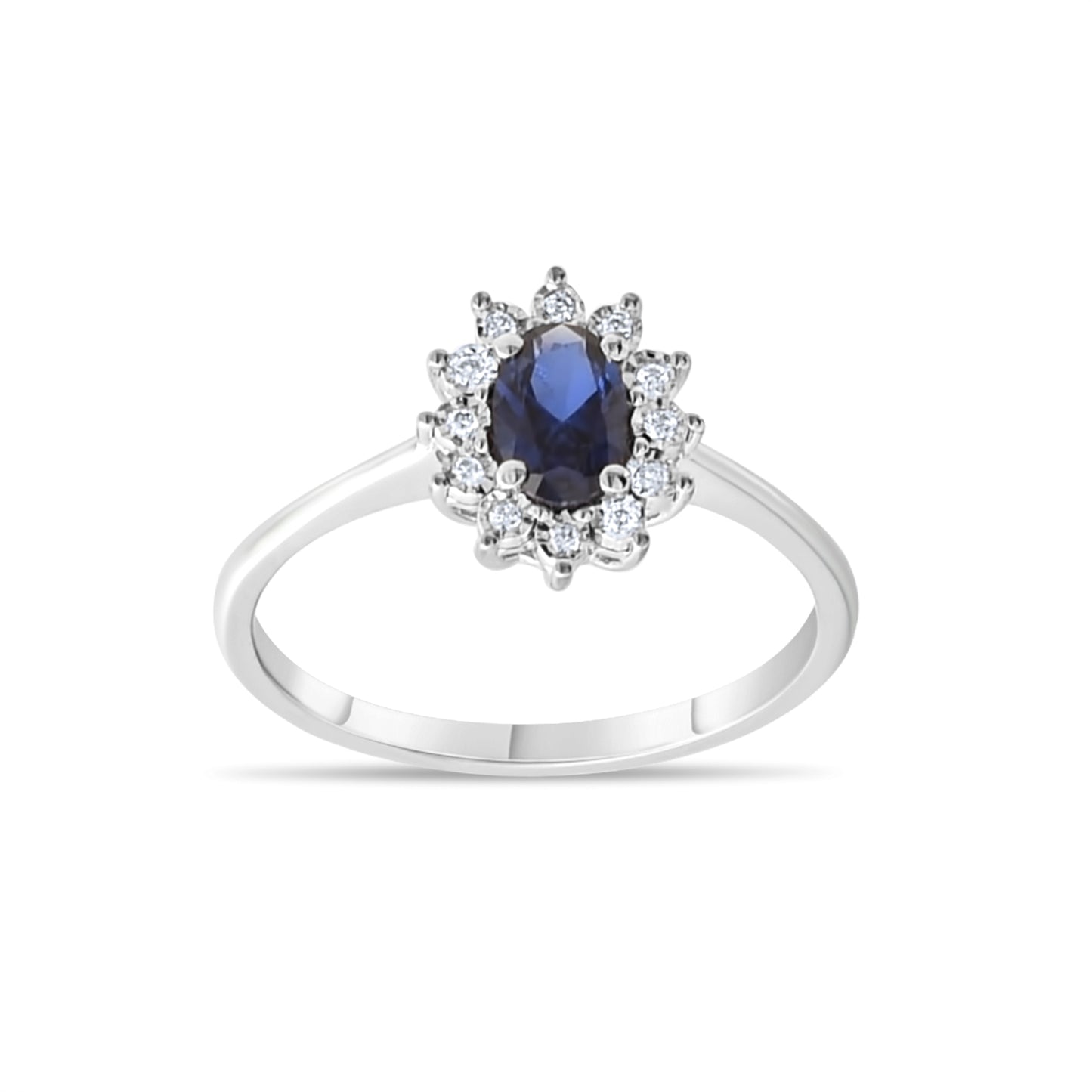 0,05 ct. Baguette Diamond Ring w/14K Gold