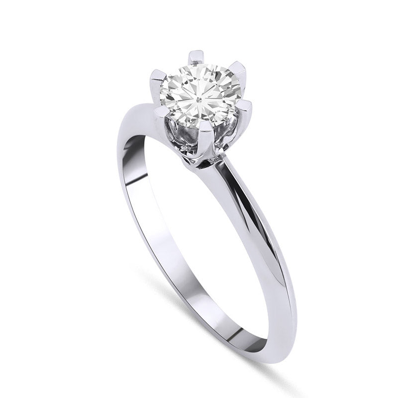 0,70 ct. Baguette Diamond Ring w/14K Gold