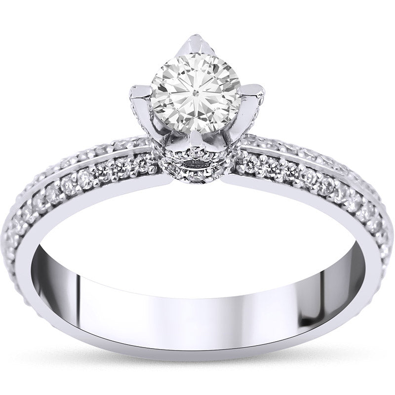 0,90 ct. Baguette Diamond Ring w/14K Gold
