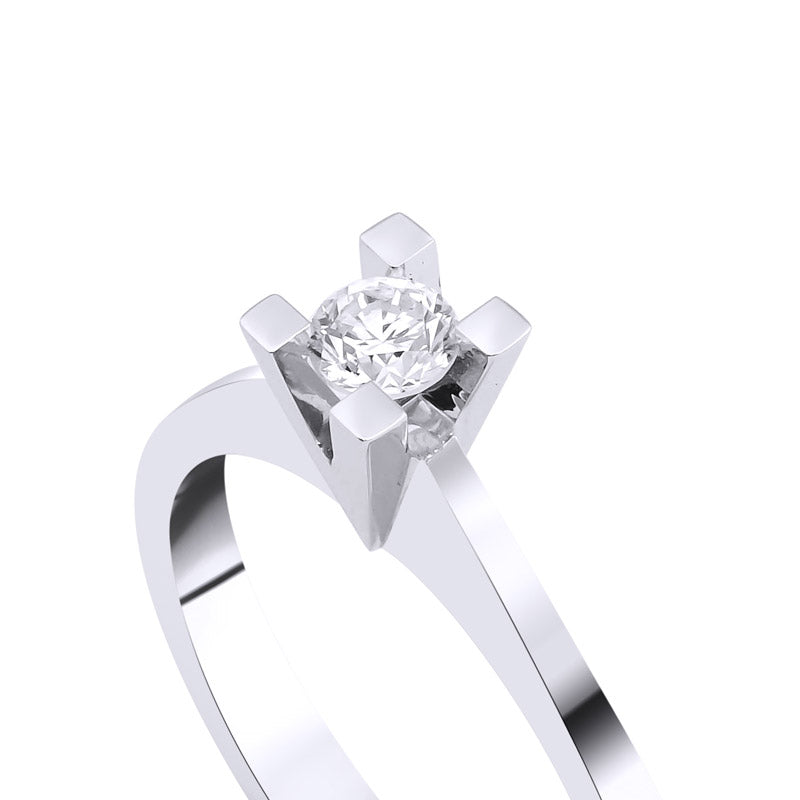 0,20 ct. Baguette Diamond Ring w/14K Gold