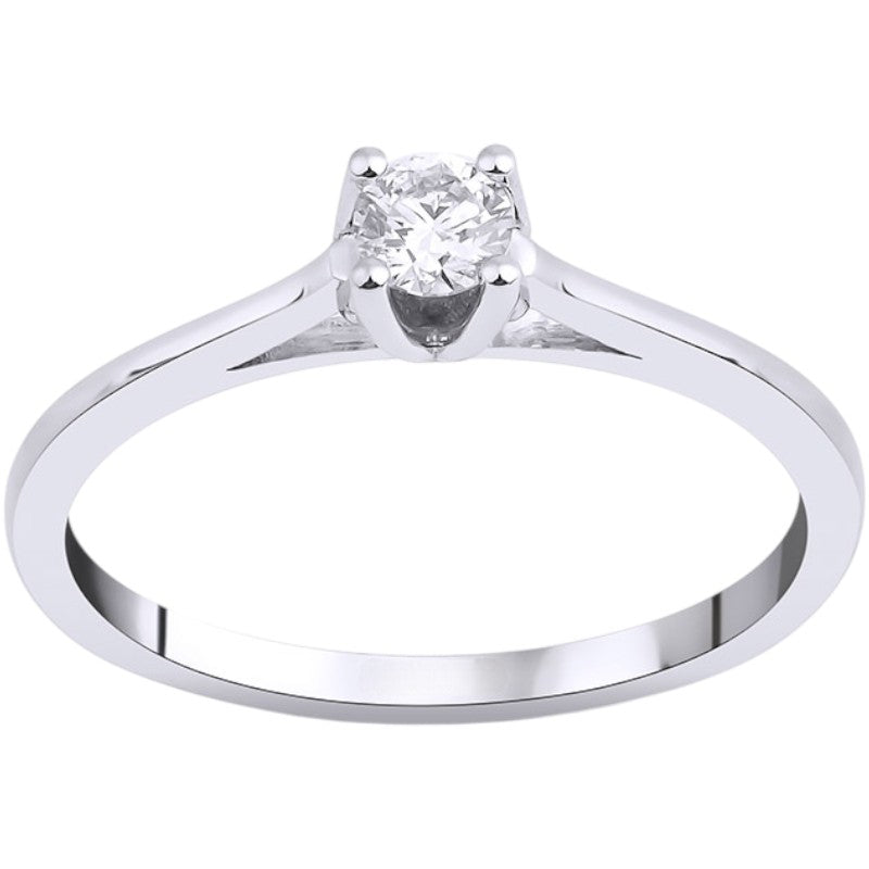 0,20 ct. Baguette Diamond Ring w/14K Gold