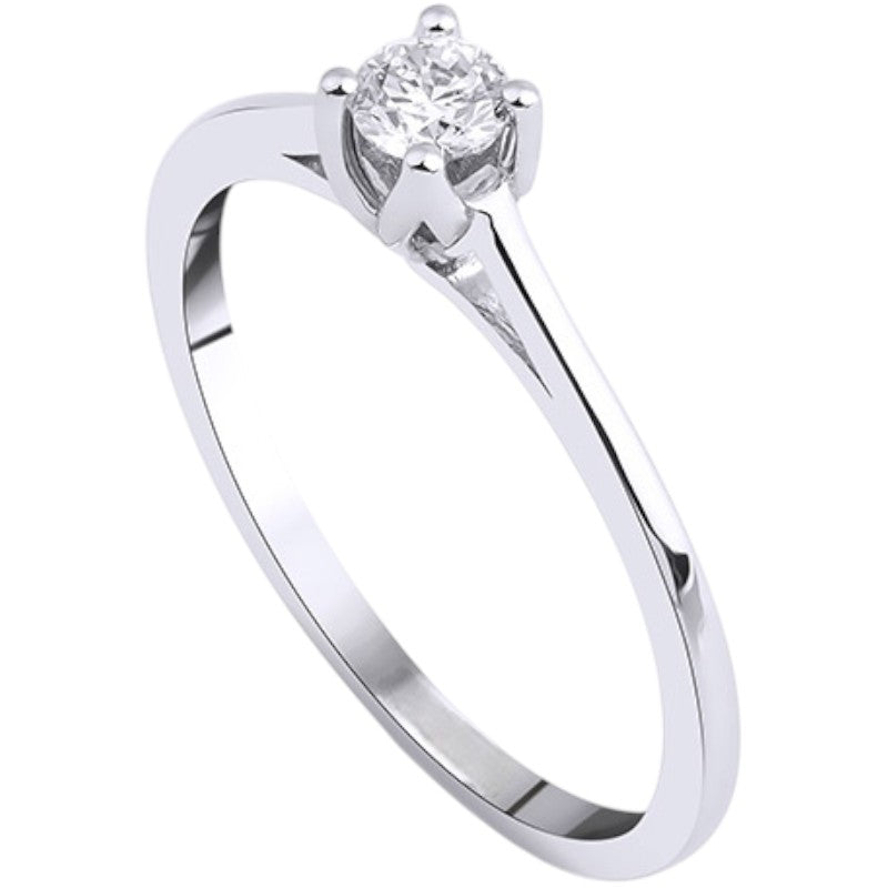 0,20 ct. Baguette Diamond Ring w/14K Gold