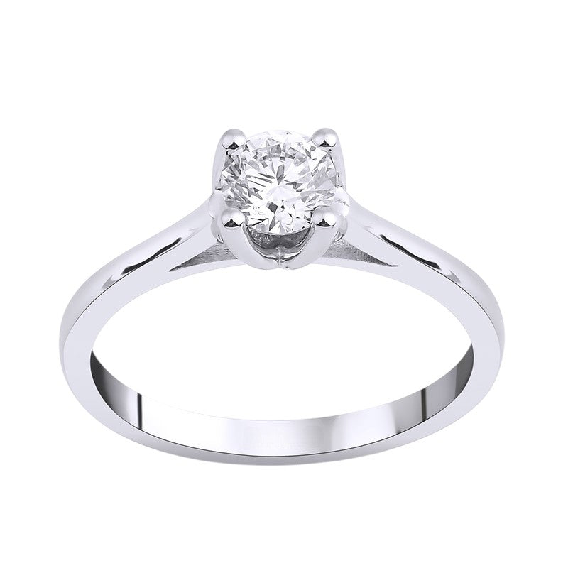 0,50 ct. Baguette Diamond Ring w/14K Gold