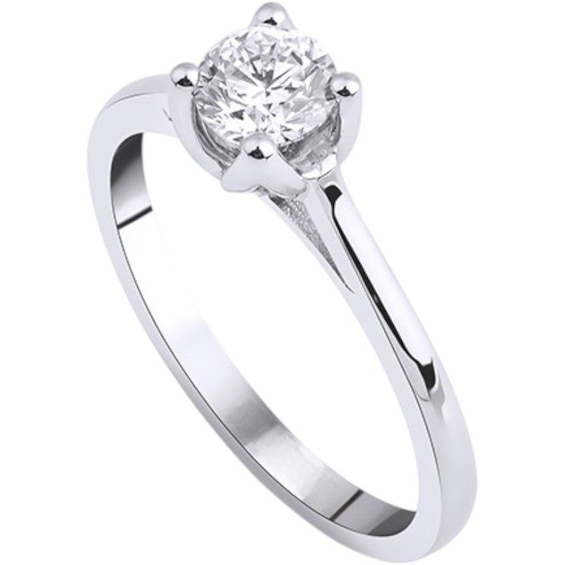 0,50 ct. Baguette Diamond Ring w/14K Gold
