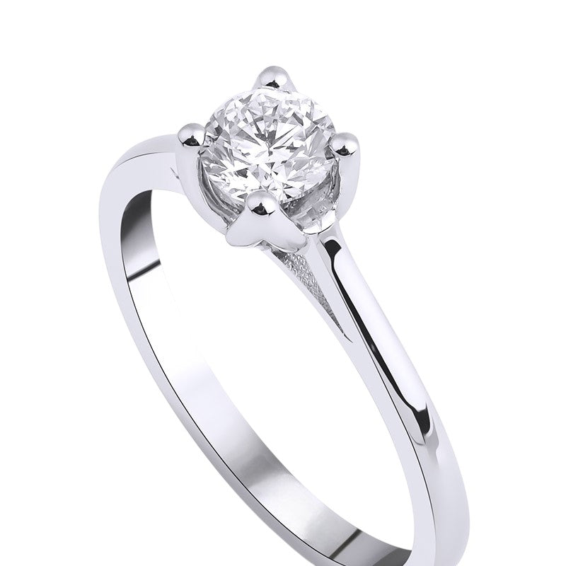 0,50 ct. Baguette Diamond Ring w/14K Gold