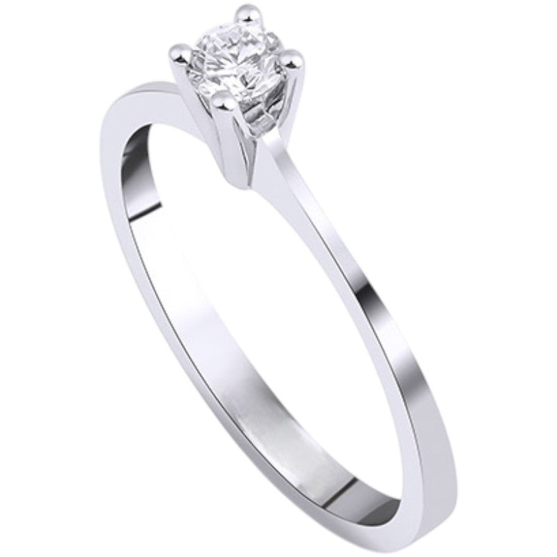 0,20 ct. Baguette Diamond Ring w/14K Gold