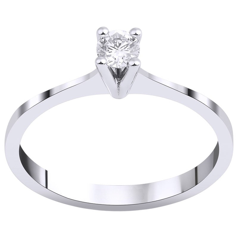 0,20 ct. Baguette Diamond Ring w/14K Gold