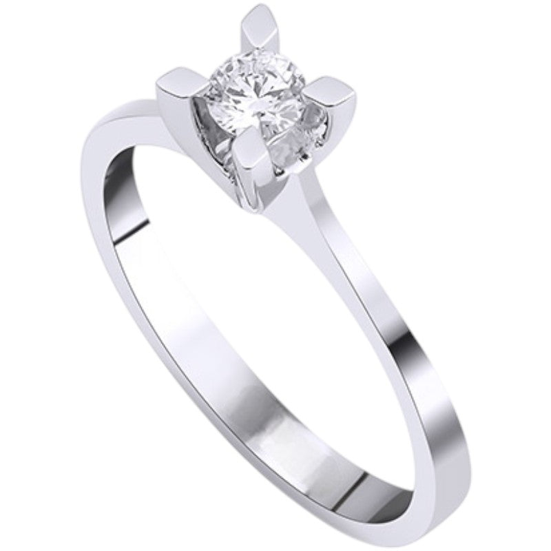 0,20 ct. Baguette Diamond Ring w/14K Gold