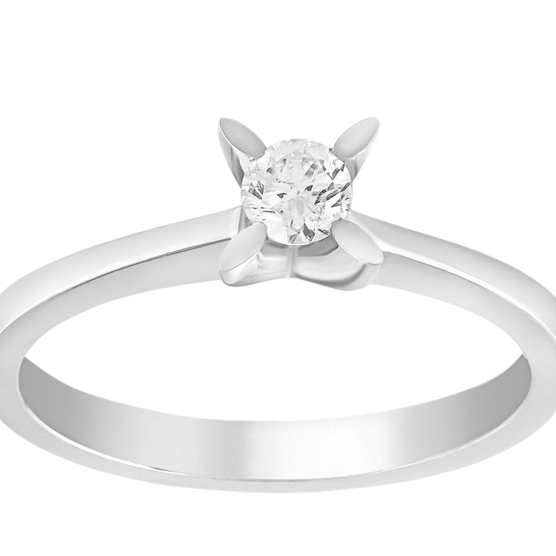 0,30 ct. Solitaire Diamond Ring w/8K Gold