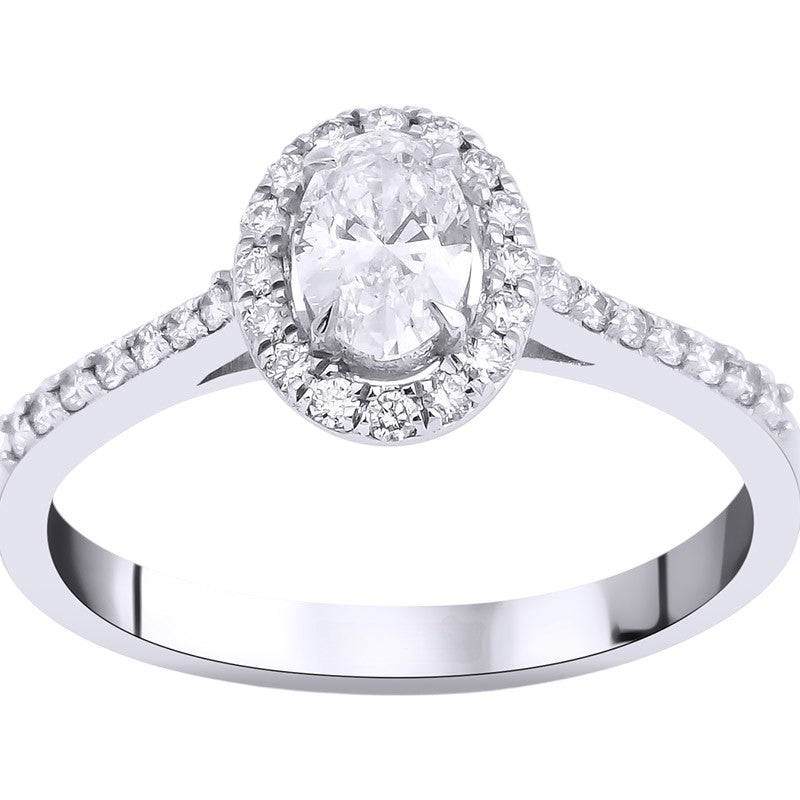 0,60 ct. Solitaire Diamond Ring w/14K Gold