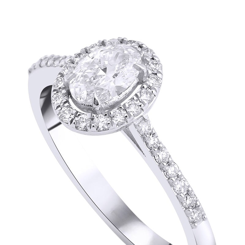 0,60 ct. Solitaire Diamond Ring w/14K Gold
