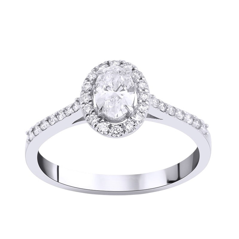 0,60 ct. Solitaire Diamond Ring w/14K Gold