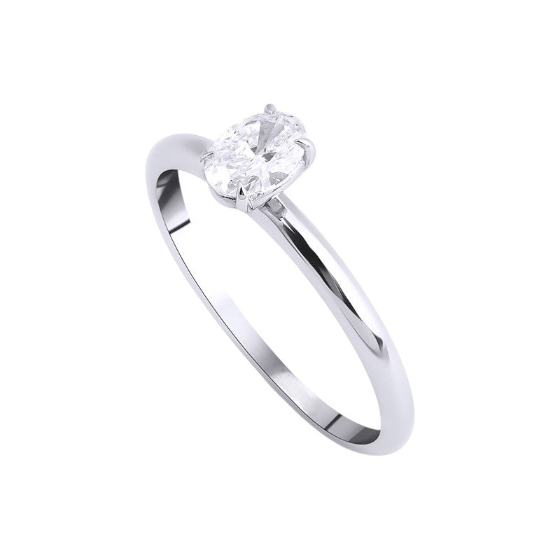 0,40 ct. Solitaire Diamond Ring w/14K Gold