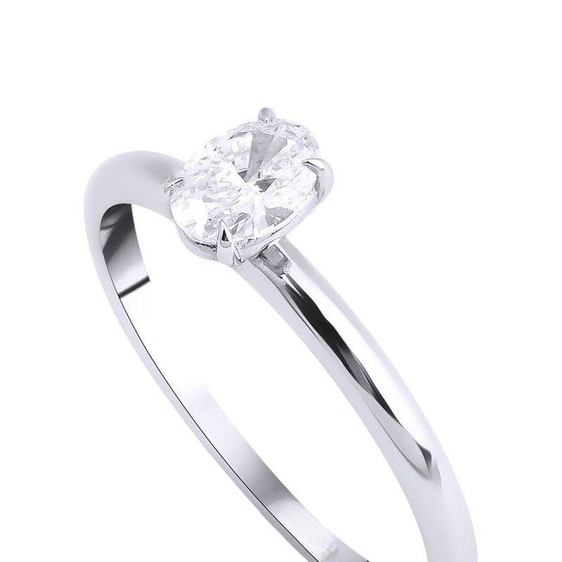 0,40 ct. Solitaire Diamond Ring w/14K Gold