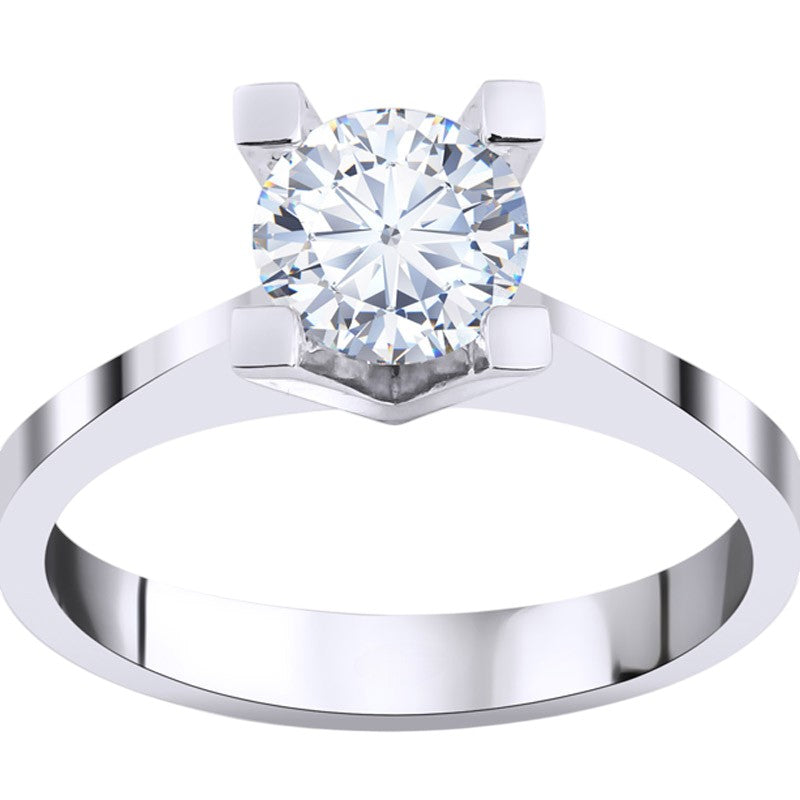 1,00 ct. Solitaire Diamond Ring w/14K Gold