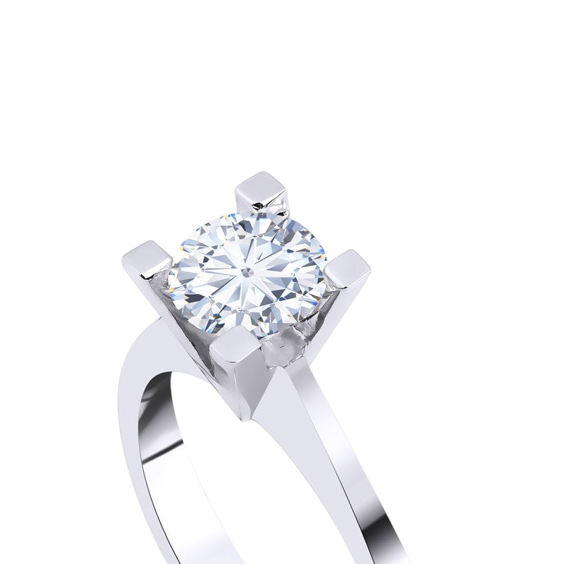 1,00 ct. Solitaire Diamond Ring w/14K Gold