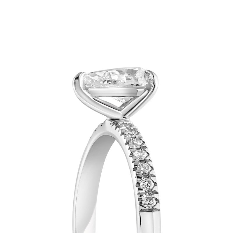 0,60 ct. Solitaire Diamond Ring w/14K Gold