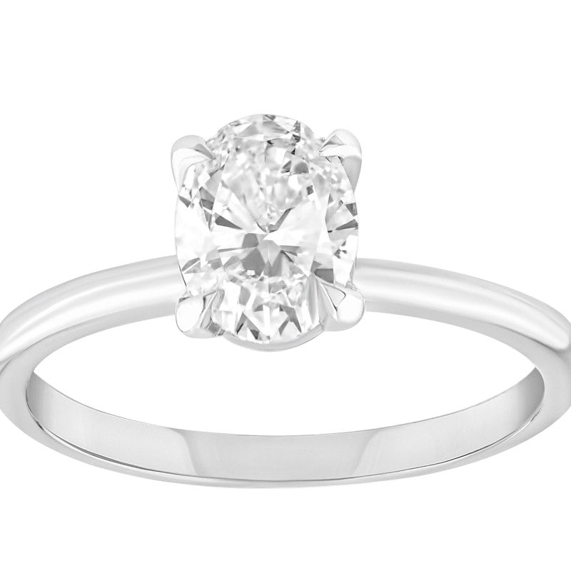 1,00 ct. Solitaire Diamond Ring w/14K Gold