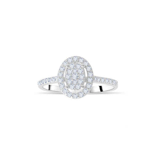 0,39 ct. Baguette Diamond Ring w/14K Gold