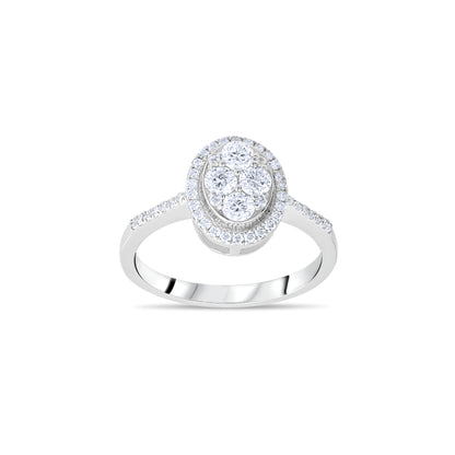 0,62 ct. Baguette Diamond Ring w/14K Gold