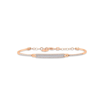 14K GOLD JEWELLERY WITH DIAMOND BRACELET