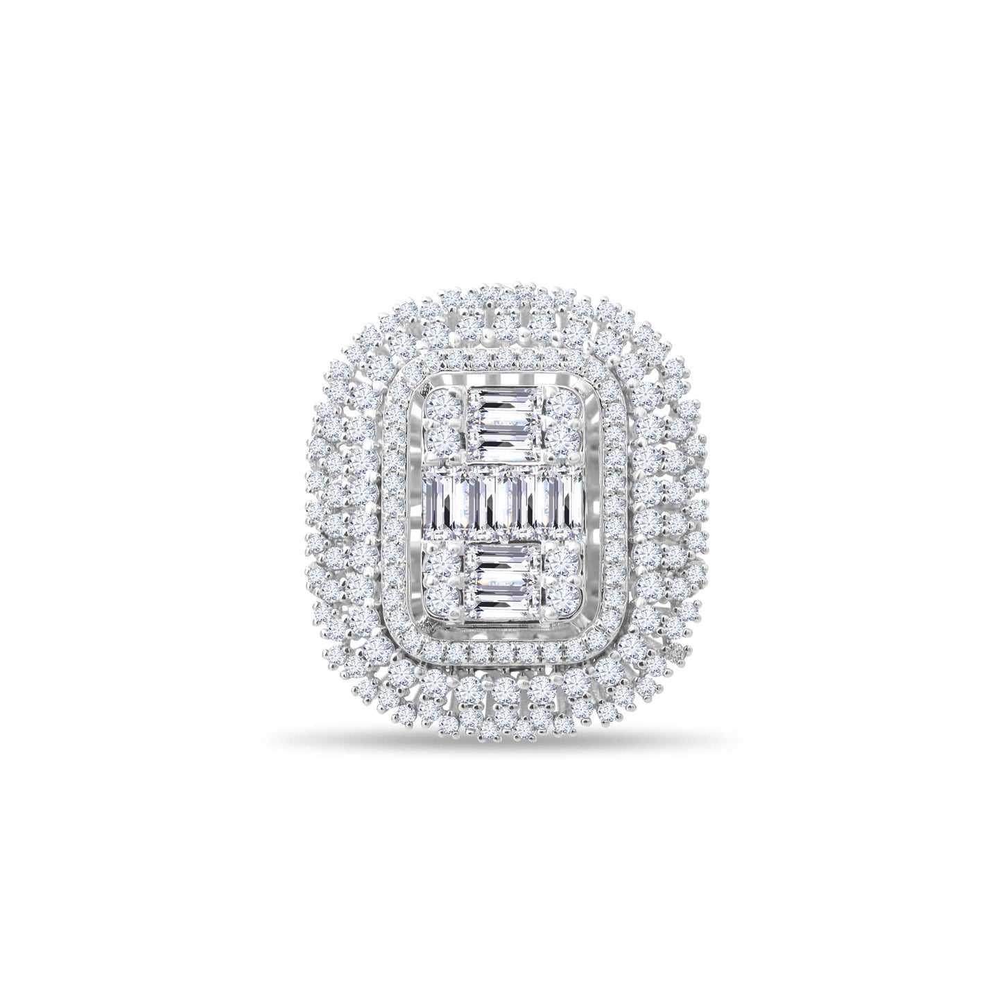 1,99 ct. Baguette Diamond Ring w/14K Gold