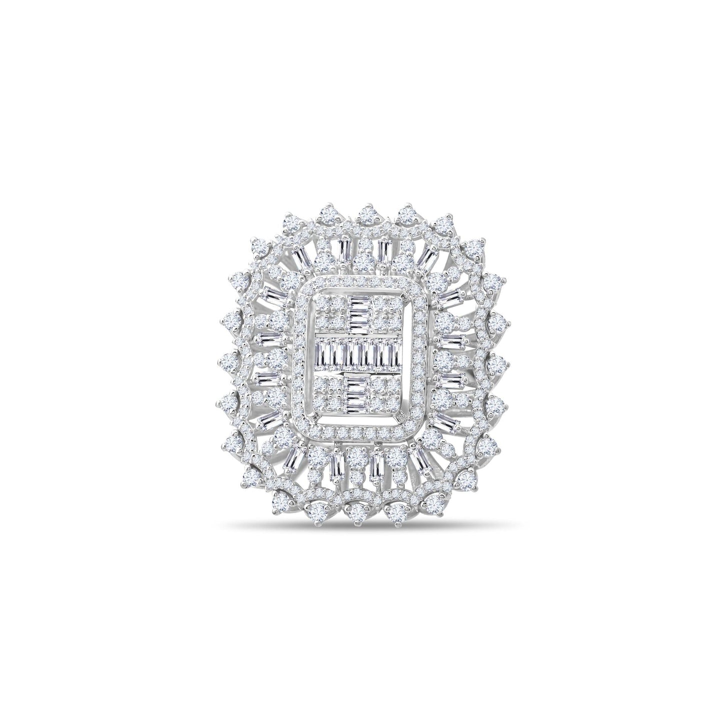2,48 ct. Baguette Diamond Ring w/14K Gold