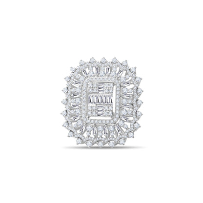 2,48 ct. Baguette Diamond Ring w/14K Gold