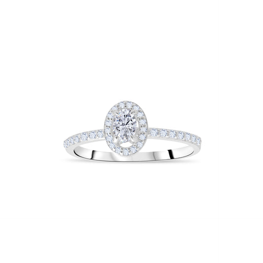 0,43 ct. Baguette Diamond Ring w/14K Gold