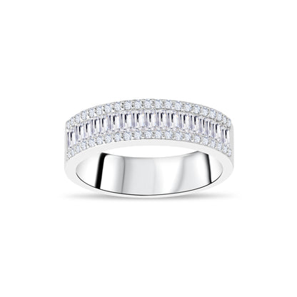 0,73 ct. Baguette Diamond Ring w/14K Gold