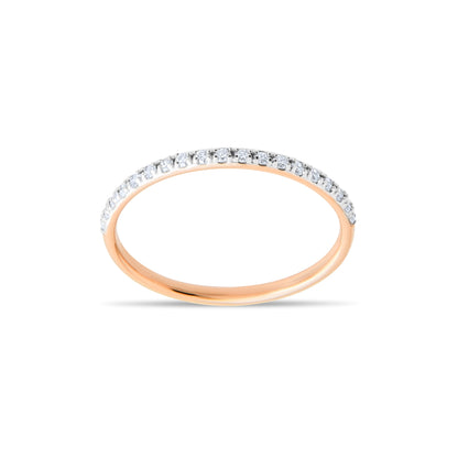 0,17 ct. Baguette Diamond Ring w/14K Gold