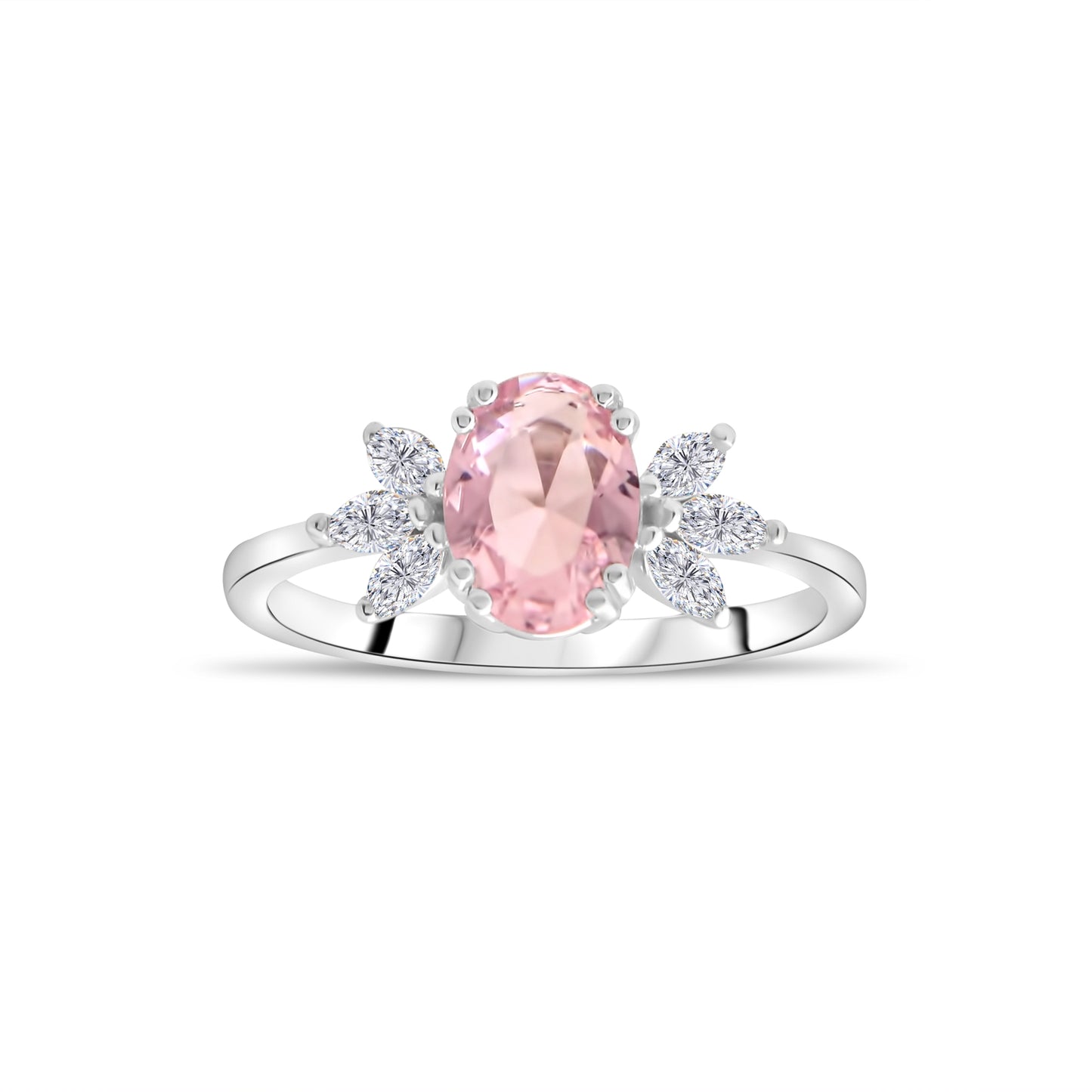 0,26 ct. Baguette Diamond Ring w/14K Gold