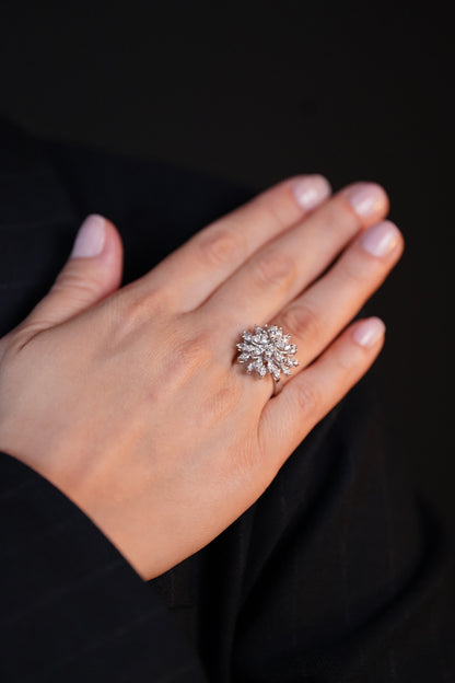 1,09 ct. Baguette Diamond Ring w/14K Gold